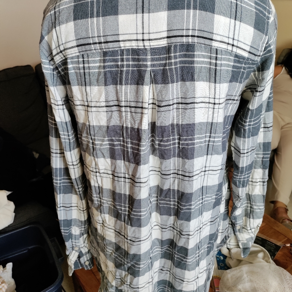 American eagle plaid button down - Picture 3 of 8